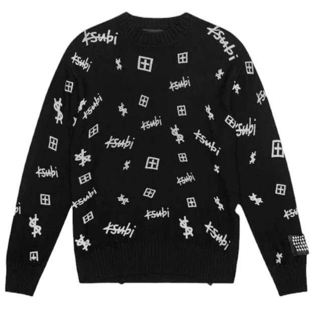 Ksubi Trash Box Knit Crew (Black) MSP24KW007 - Image 6