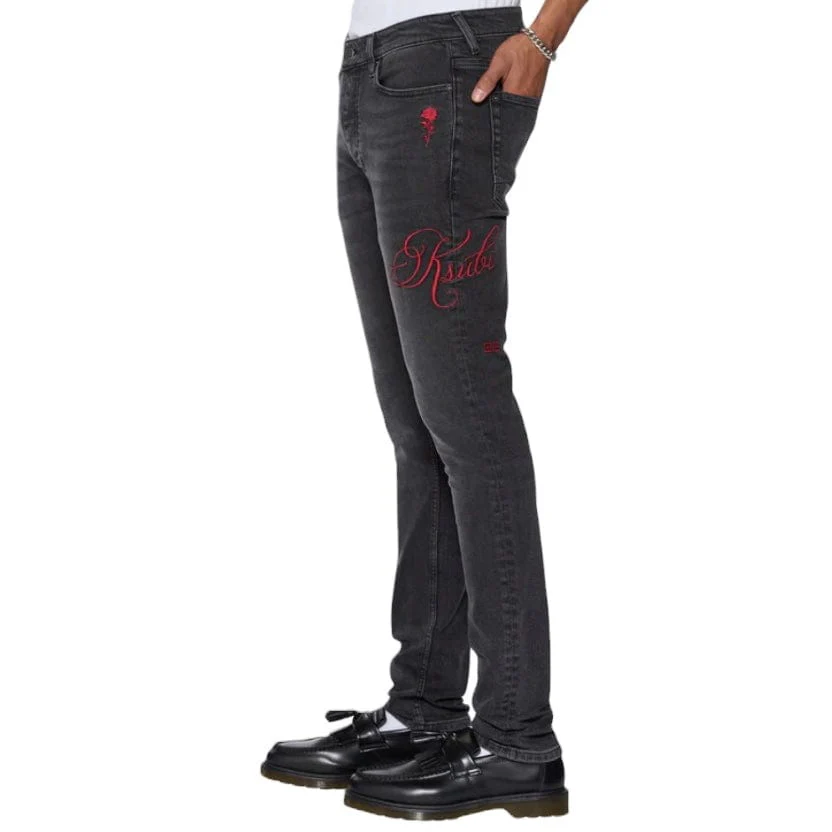 Ksubi Van Winkle Black Rokk Denim (Black) MSP25DJ004 - Image 3