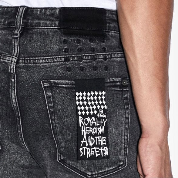 Ksubi Van Winkle Comik Angst Trashed Jean (Black Stonewash) 5000005464 - Image 4