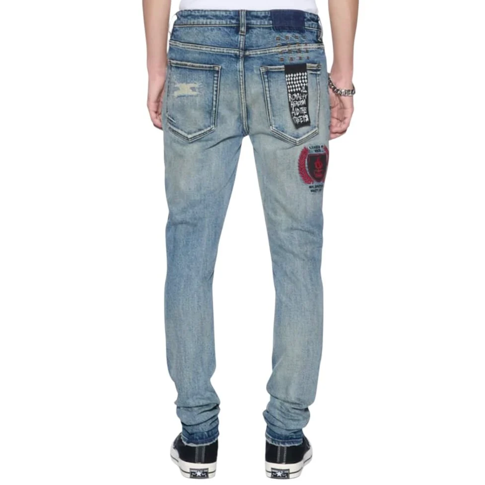 Ksubi Van Winkle Denim Jean (Bleu Monday Repair) MSP26DJ006 - Image 3