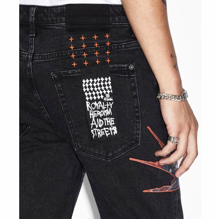 Ksubi Van Winkle Ecology Denim (Black) MPF23DJ017 - Image 6