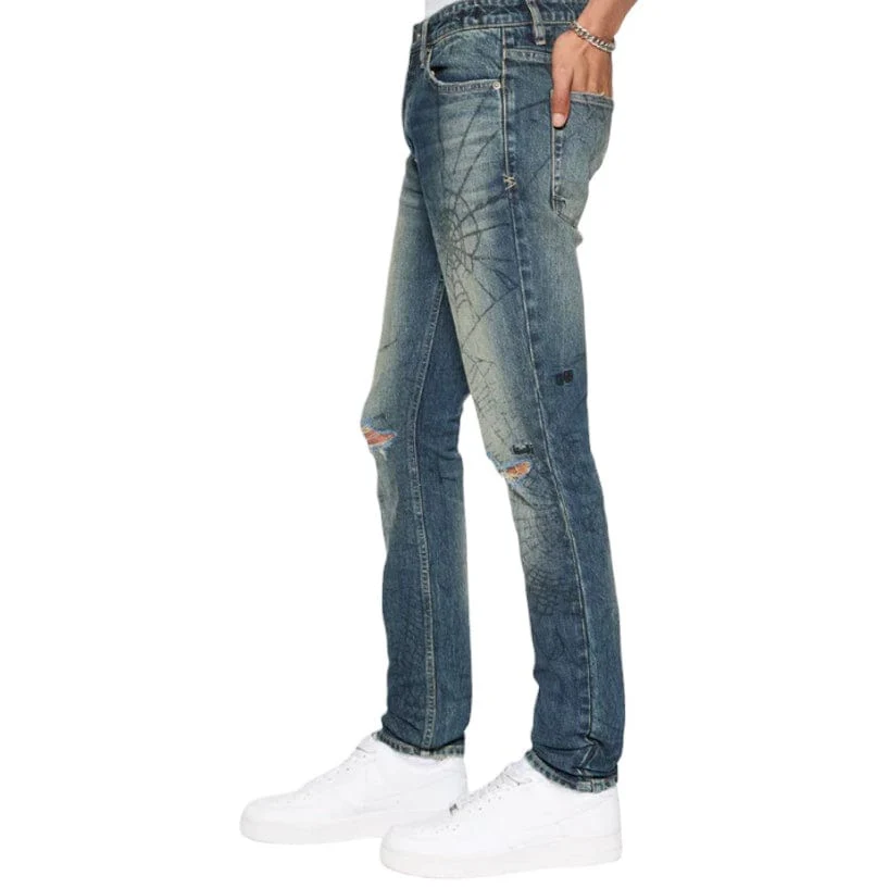 Ksubi Van Winkle Gasoline Lies Denim (Mid-Blue Stone Wash) MPS25DJ015 - Image 2