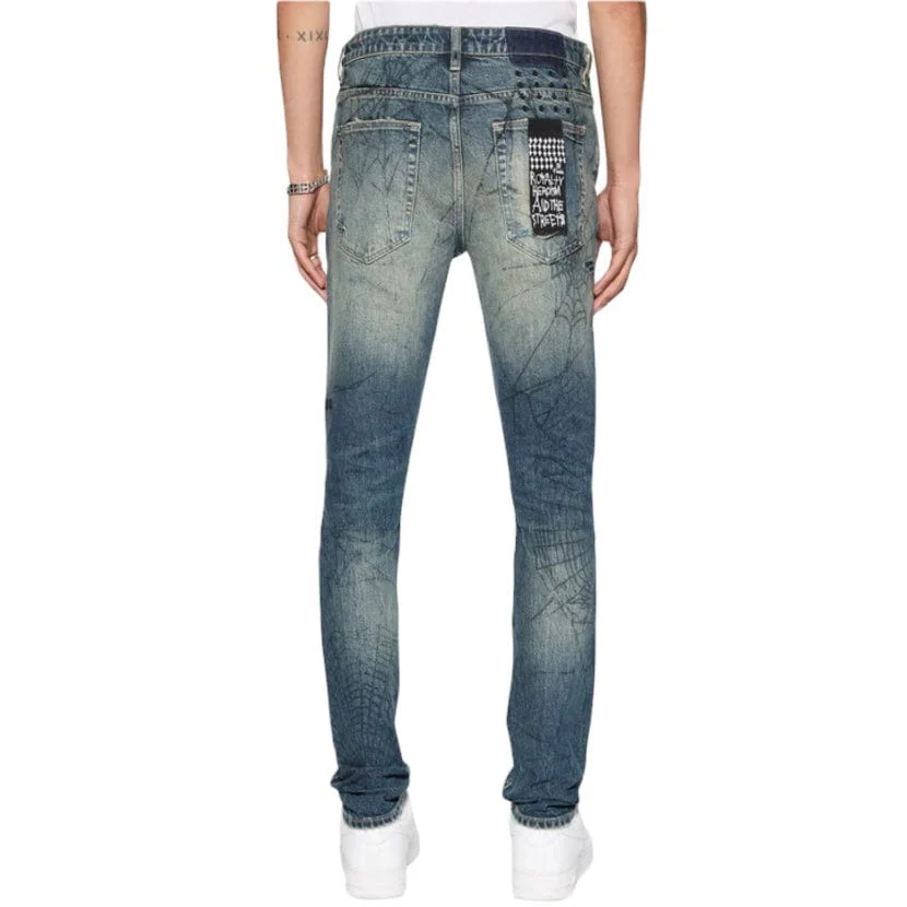 Ksubi Van Winkle Gasoline Lies Denim (Mid-Blue Stone Wash) MPS25DJ015 - Image 3