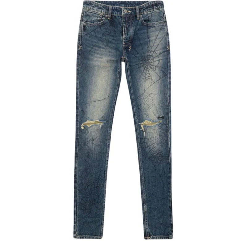 Ksubi Van Winkle Gasoline Lies Denim (Mid-Blue Stone Wash) MPS25DJ015 - Image 5