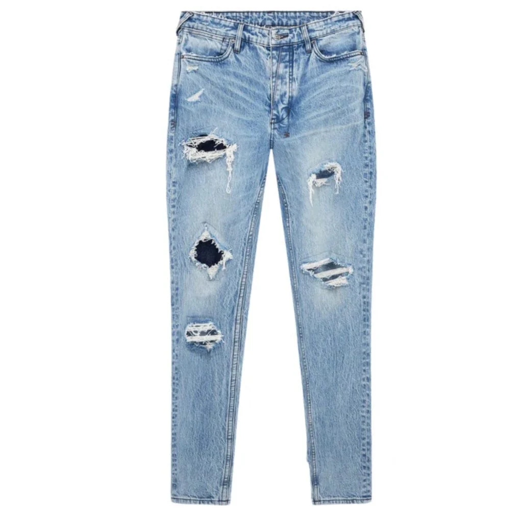 ksubi Van Winkle Painter Repair Denim (Medium Stone Wash) MPF25DJ003 - Image 4