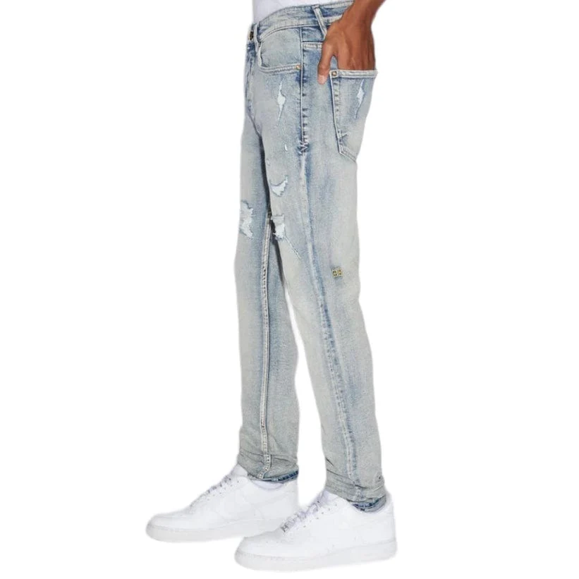 Ksubi Van Winkle Punk Gold Denim (Light Blue Stone Wash) MSP24DJ036 - Image 2