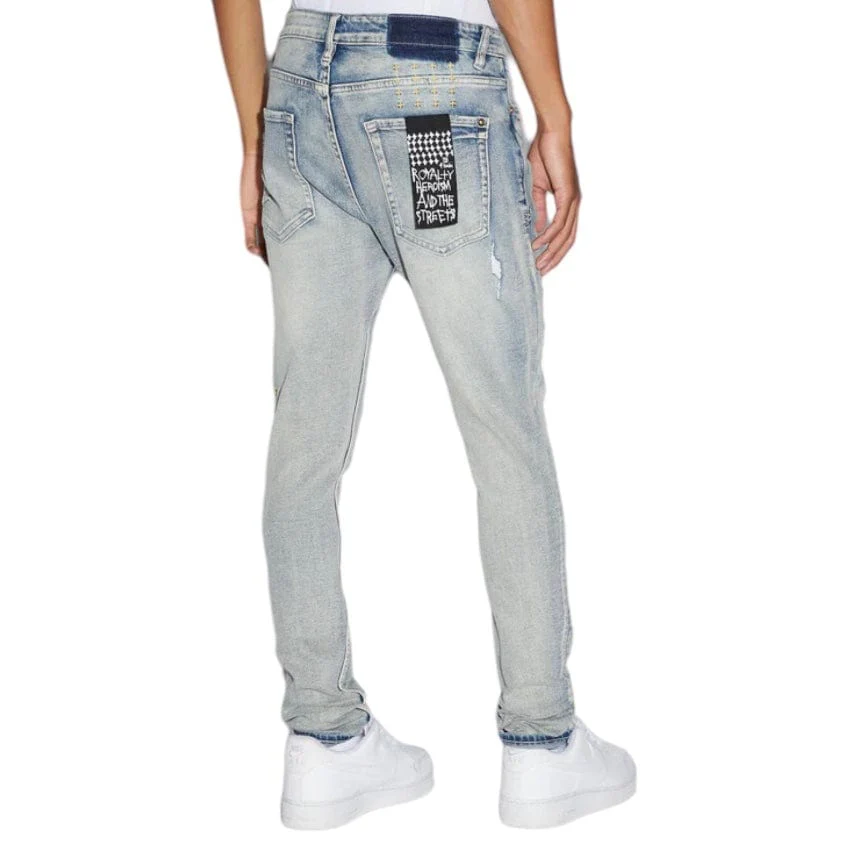 Ksubi Van Winkle Punk Gold Denim (Light Blue Stone Wash) MSP24DJ036 - Image 3