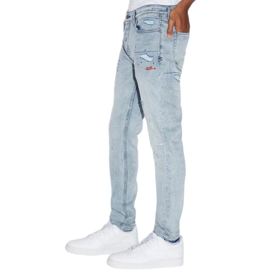 Ksubi Van Winkle Skribed Blue Denim (Light Blue) MSP24DJ004 - Image 3