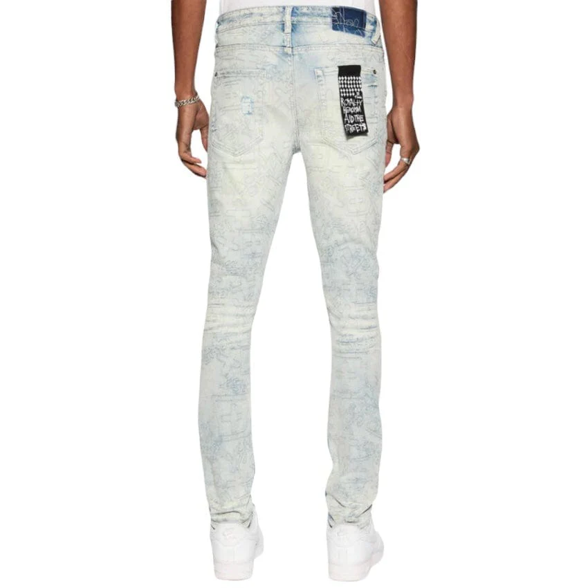 Ksubi Van Winkle Stencil Legacy Denim (Indigo) MFA24DJ014 - Image 3