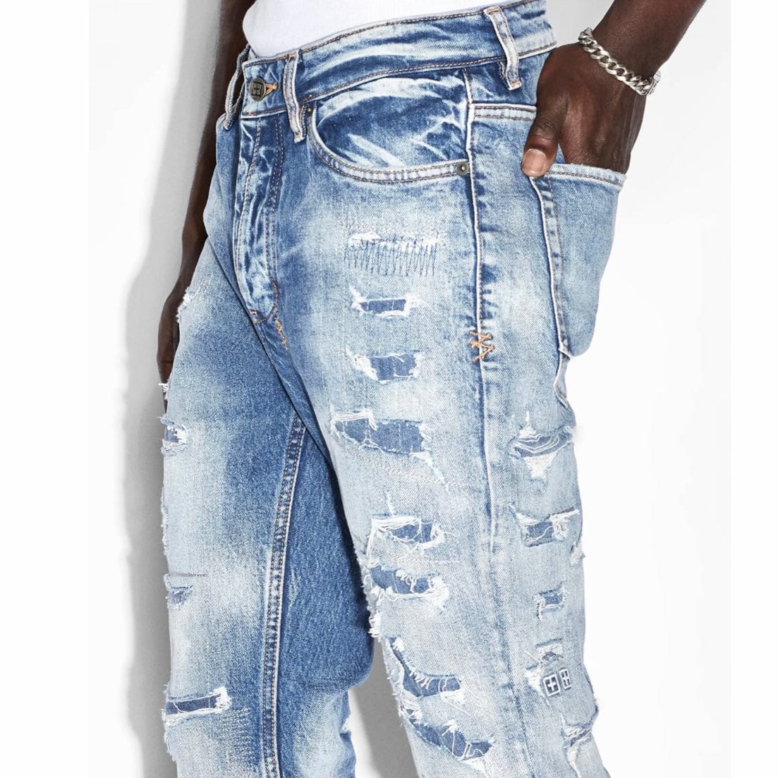 Ksubi Van Winkle Tektonik Dialled Denim (Denim) MSP23DJ008 - Image 4