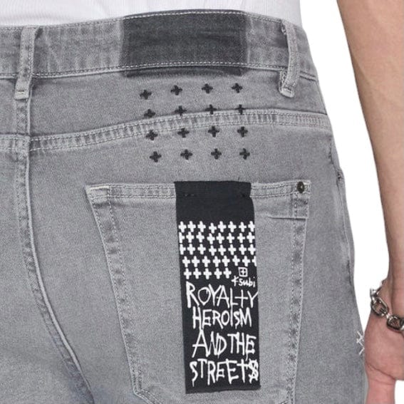 Ksubi Van Winkle Thrifted Denim Jean (Faded Grey) MPF24DJ036 - Image 5