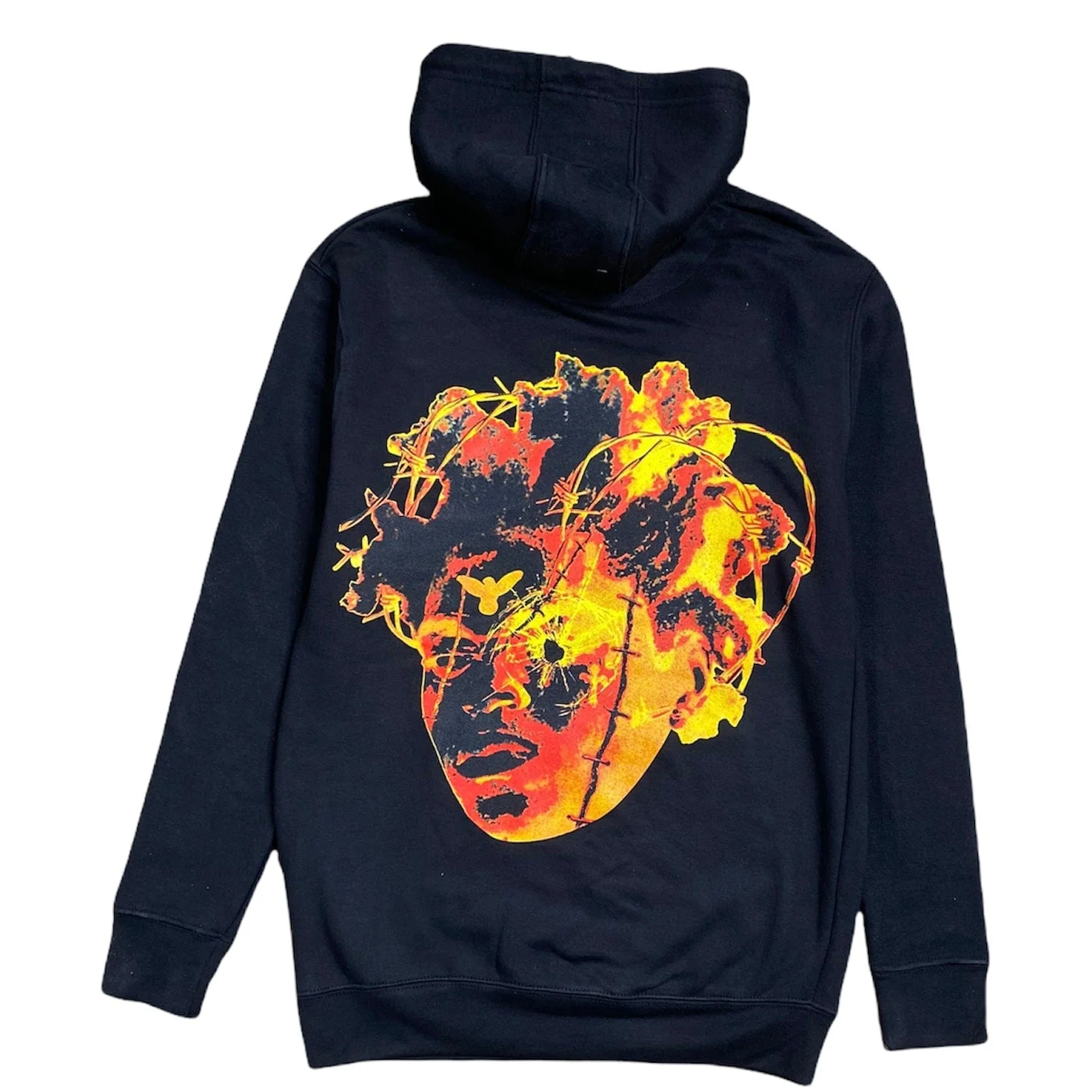 L.o.v.e Barbed Wire Nightmare Hoodie (Black) - Image 2