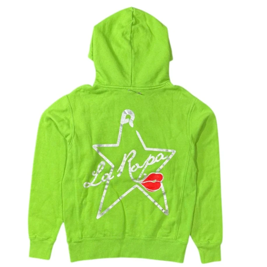 La Ropa Jester Hoodie (Lime Green) - LRJESTERHOODIE-GRN - Image 2