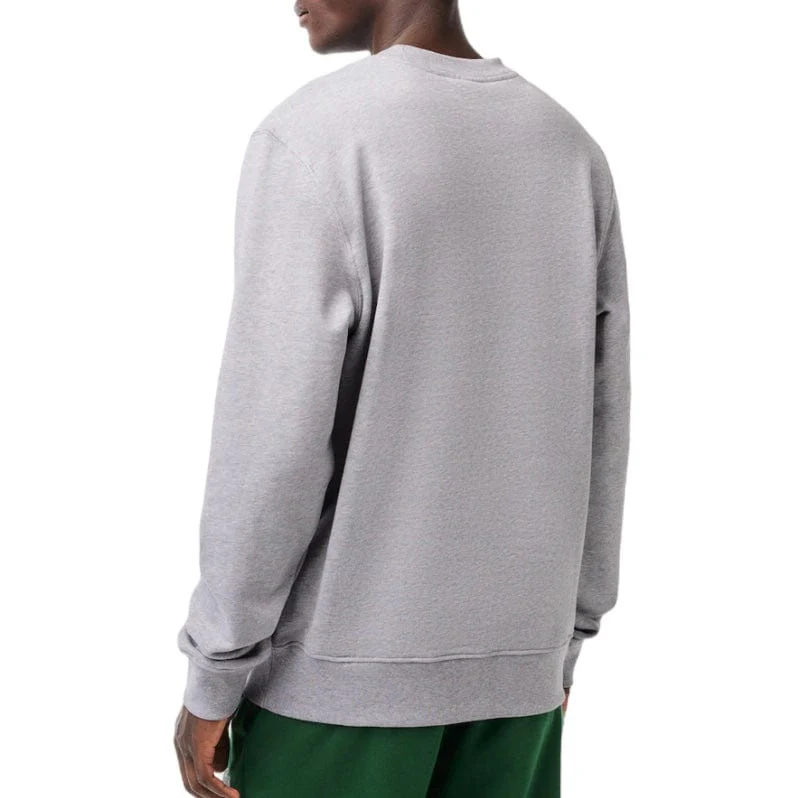 Lacoste Classic Fit Fleece Sweatshirt (Grey Chine) SH1281-51 - Image 6