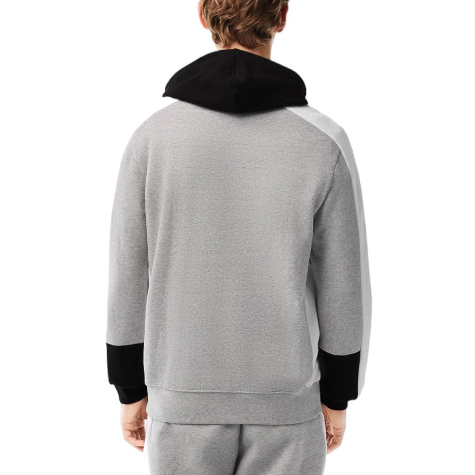 Lacoste Colorblock Hoodie (Grey/Black/White) SH1301-51 - Image 7