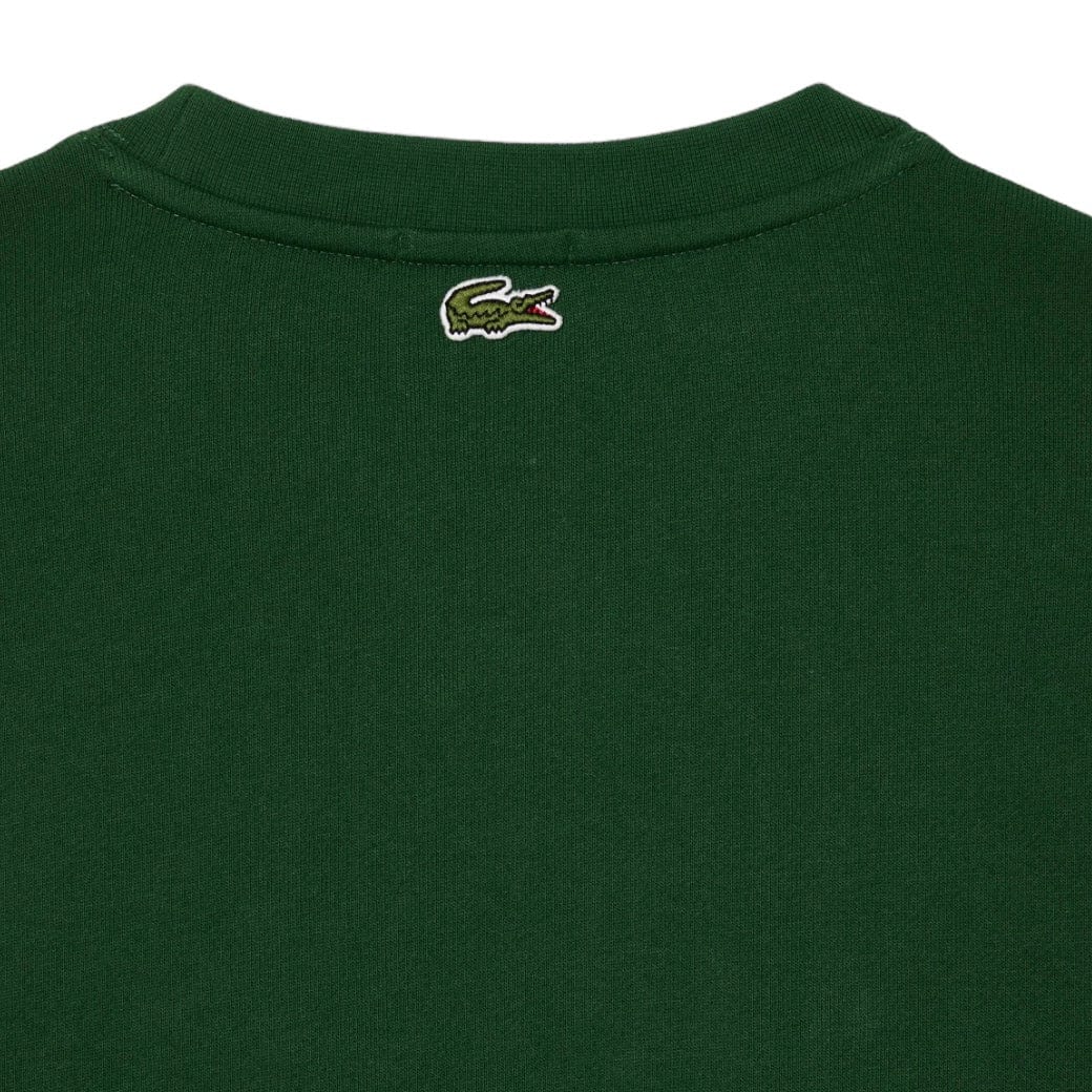 Lacoste Cotton Fleece Branded Jogger Sweatshirt (Green) SH1228-51 - Image 3
