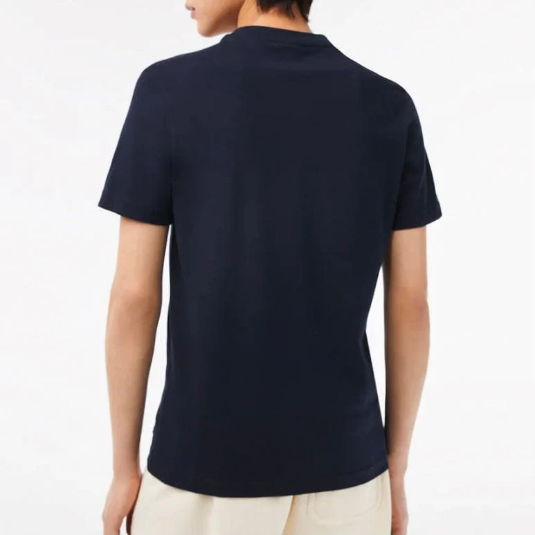 Lacoste Cotton Jersey Print T Shirt (Navy Blue) TH5070-51 - Image 5