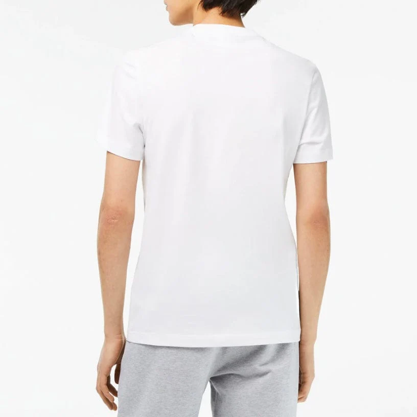 Lacoste Cotton Jersey Print T Shirt (White) TH5070-51 - Image 3