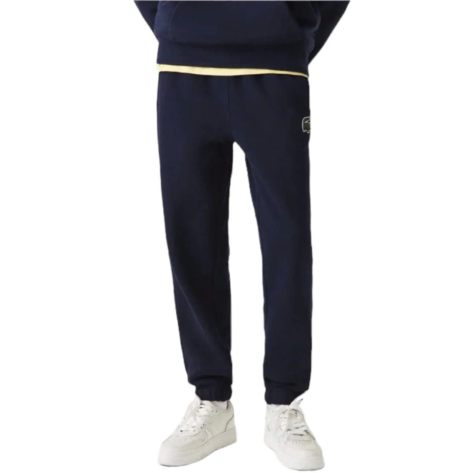 Lacoste Fleece Trackpants (Navy) XH0075-51 - Image 2