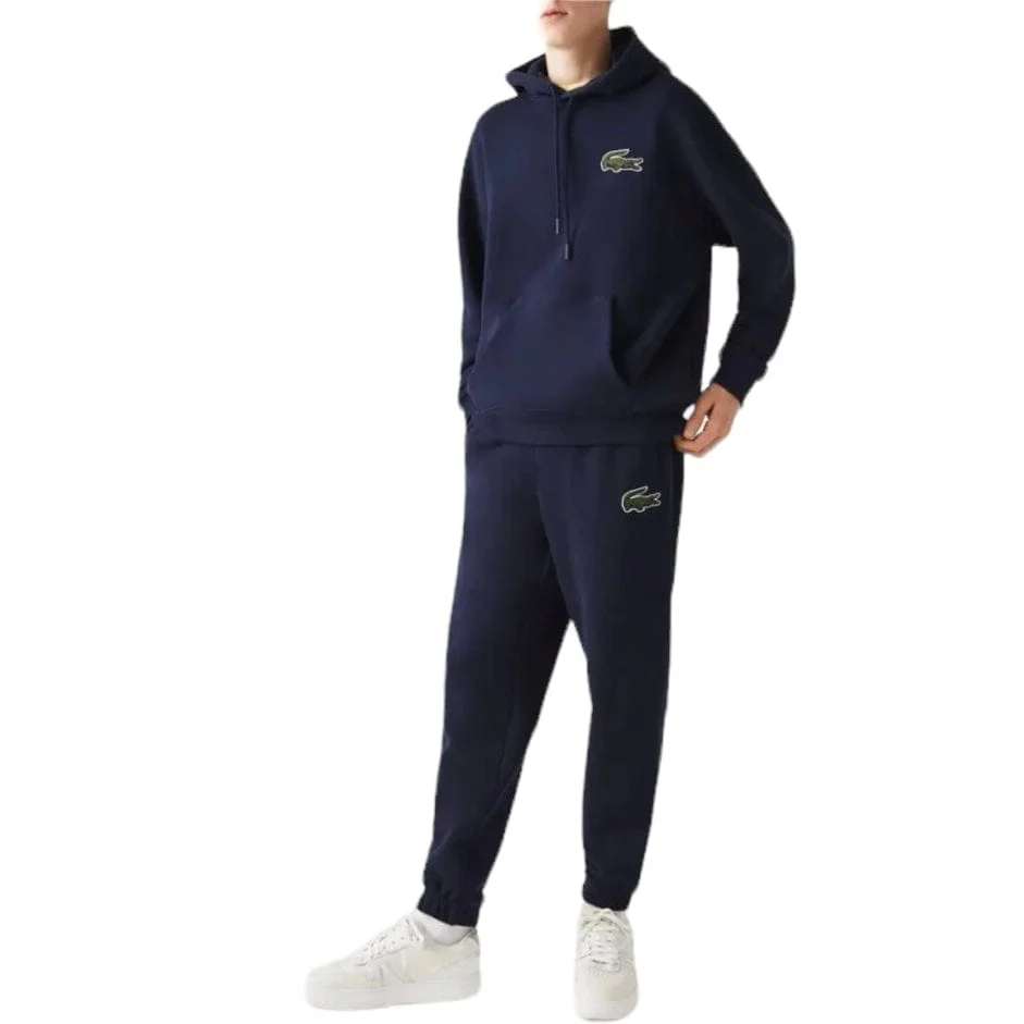 Lacoste Fleece Trackpants (Navy) XH0075-51 - Image 5