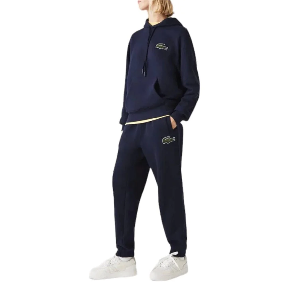 Lacoste Fleece Trackpants (Navy) XH0075-51 - Image 6