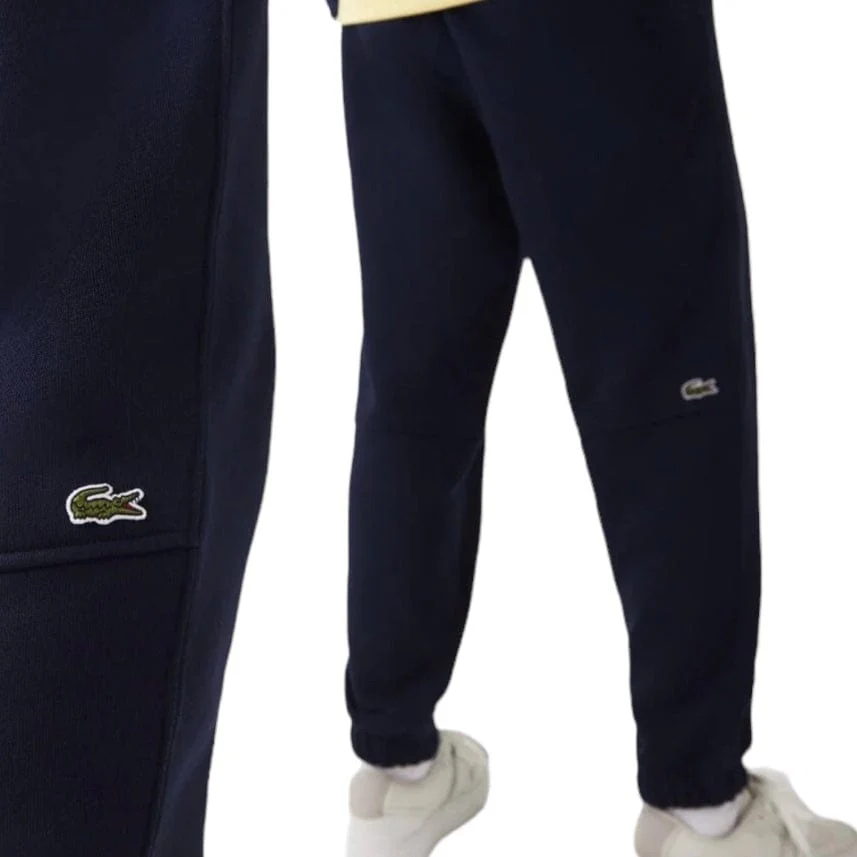 Lacoste Fleece Trackpants (Navy) XH0075-51 - Image 9