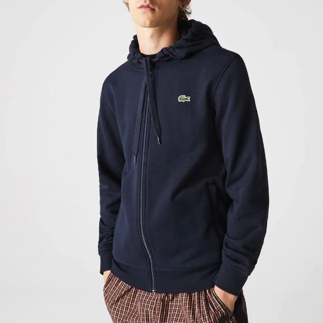 Lacoste Full Zip Hoodie (Navy) SH1551