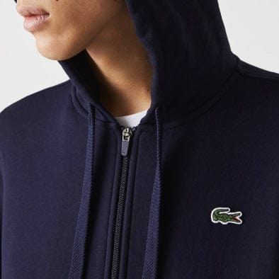 Lacoste Full Zip Hoodie (Navy) SH1551 - Image 6