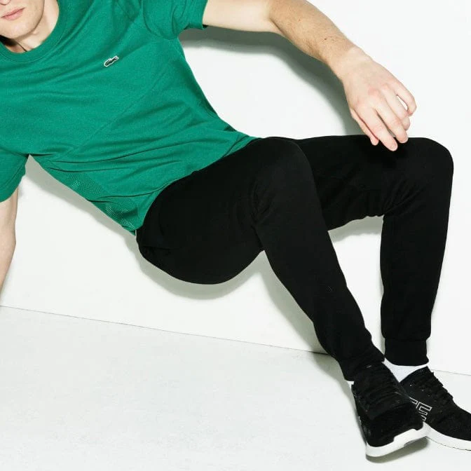 Lacoste Sport Fleece Tennis Sweatpants (Black) XH5528 - Image 3