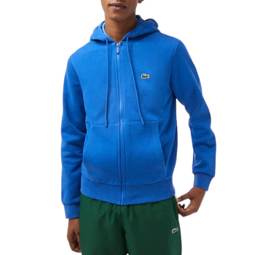Lacoste Kangaroo Pocket Color-Blocked Hoodie (Kingdom Blue) SH9626-51 - Image 3