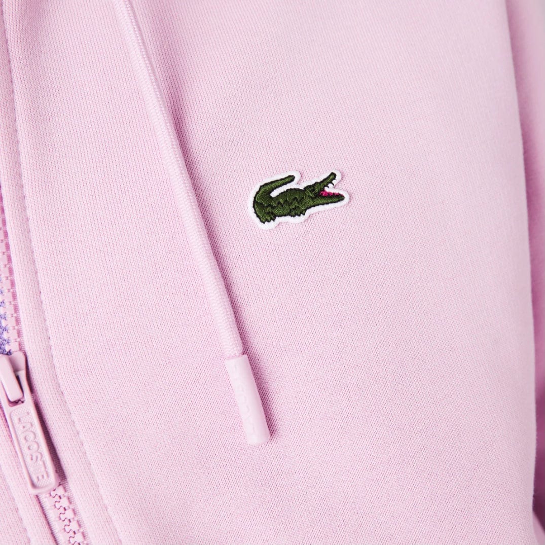 Lacoste Kangaroo Pocket Color-Blocked Hoodie (Pink) SH9626-51 - Image 6