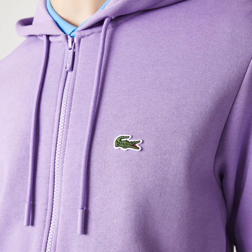 Lacoste Kangaroo Pocket Color-Blocked Hoodie (Purple) SH9626-51 - Image 5