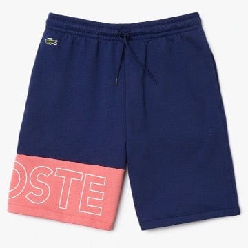 Lacoste Lettering Colourblock Shorts (Blue/Pink) GH0521 - Image 7