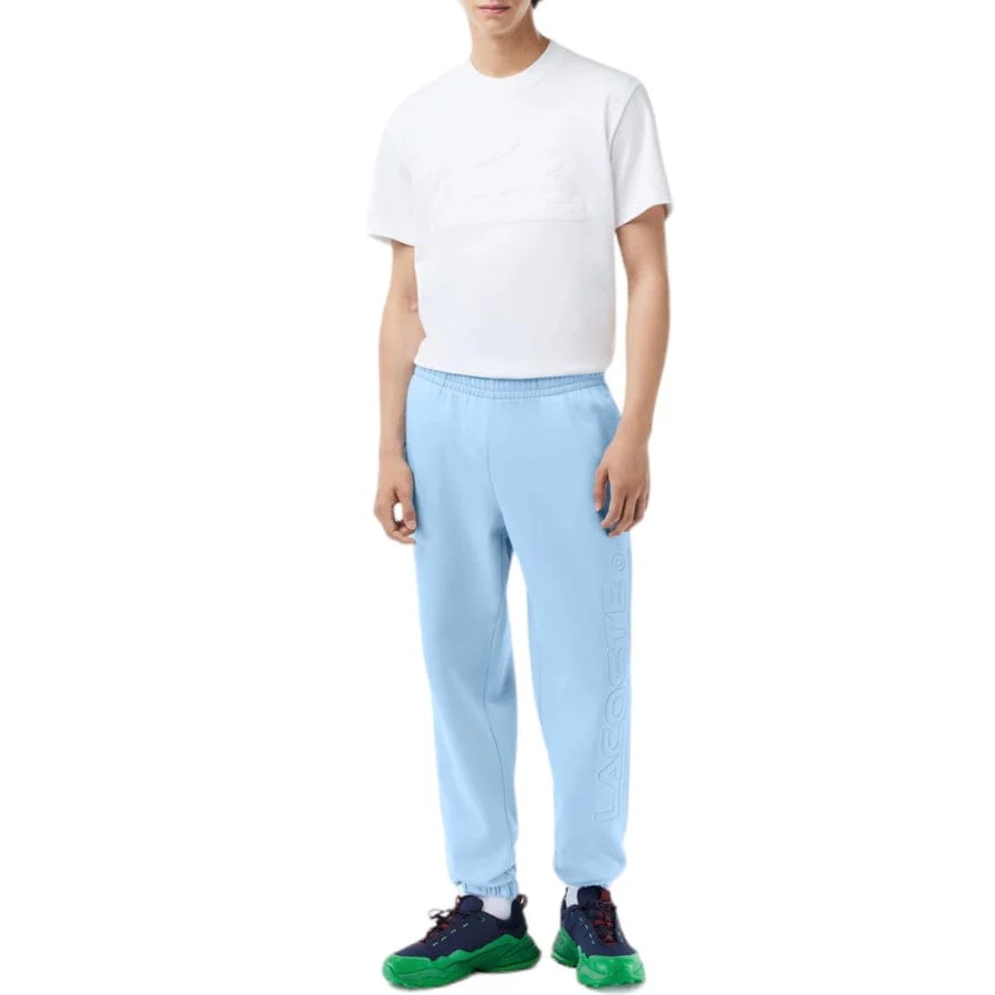 Lacoste Logo Detail Sweatpants (Pastel Blue) XH2101-51 - Image 4