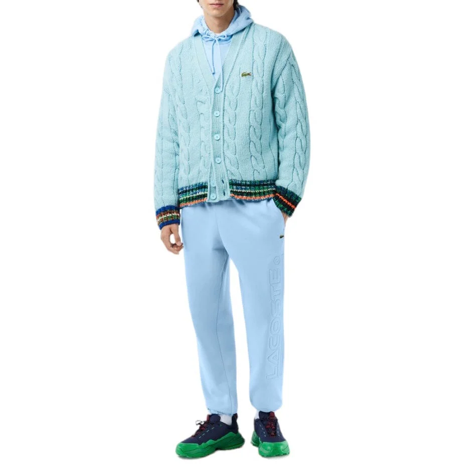 Lacoste Logo Detail Sweatpants (Pastel Blue) XH2101-51 - Image 7