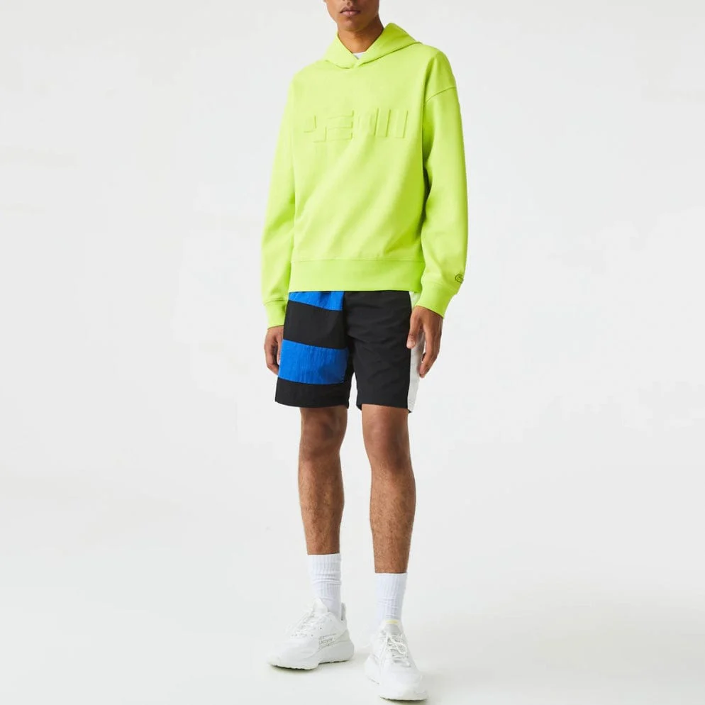 Lacoste Loose Fit Hooded Sweatshirt (Yellow) SH0094-51 - Image 4