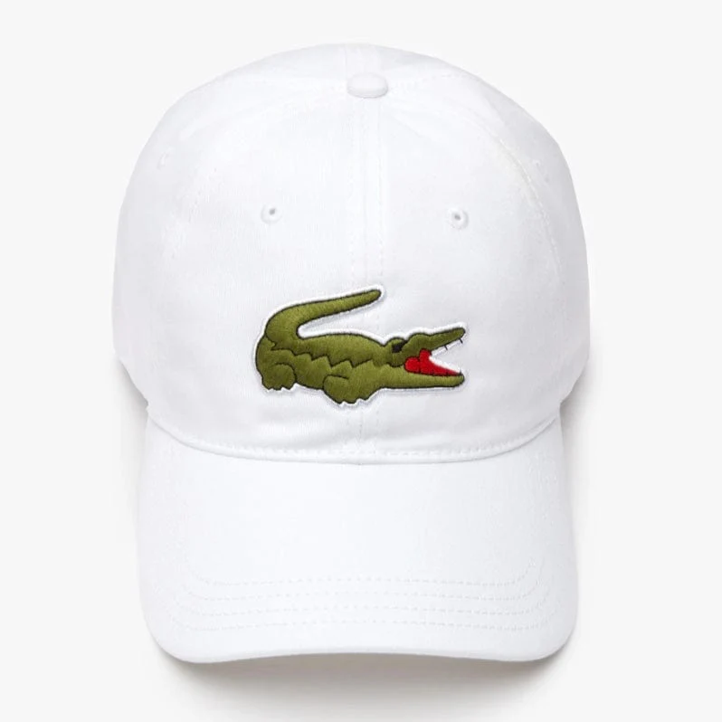 Lacoste Men's Oversized-Croc Cap White RK4711 - Image 3