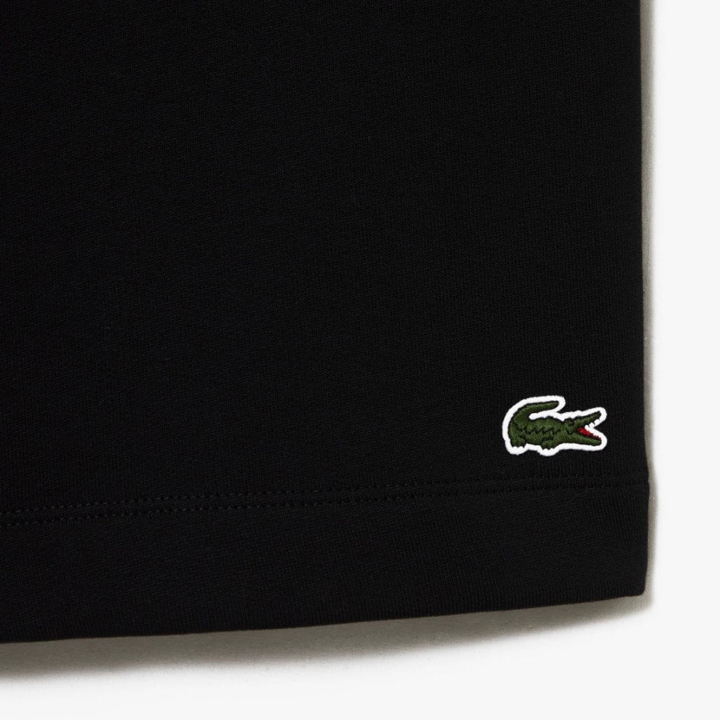 Lacoste Organic Brushed Cotton Fleece Shorts (Black) GH9627-51 - Image 2