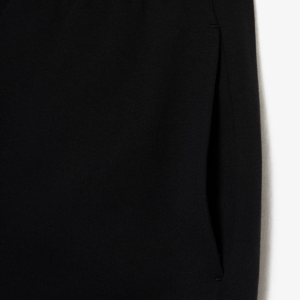 Lacoste Organic Brushed Cotton Fleece Shorts (Black) GH9627-51 - Image 3
