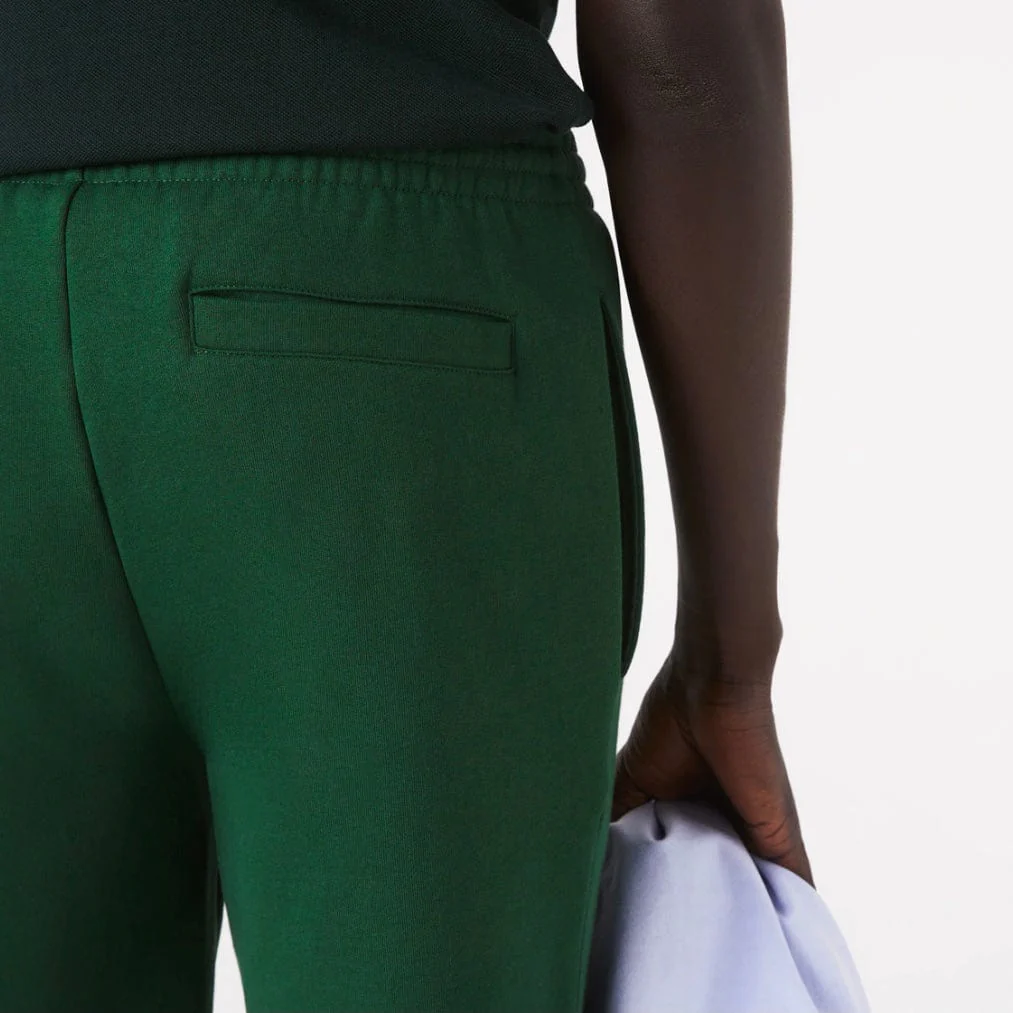 Lacoste Organic Brushed Cotton Fleece Shorts (Green) GH9627-51 - Image 3