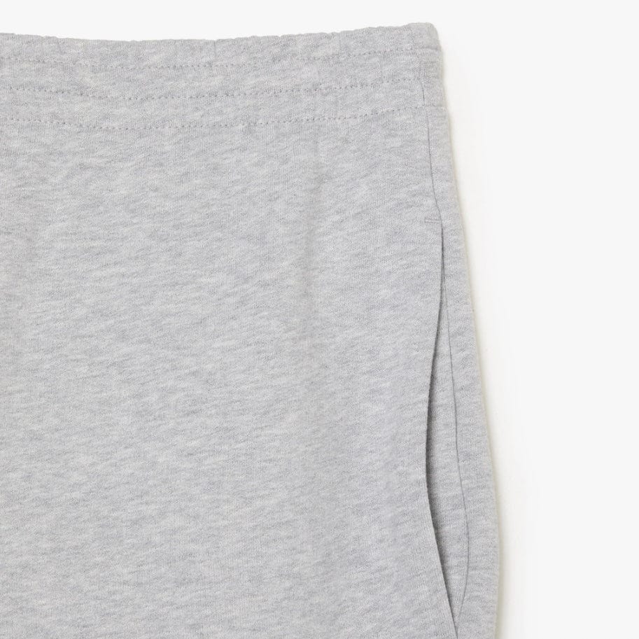 Lacoste Organic Brushed Cotton Fleece Shorts (Grey Chine) GH9627-51 - Image 3