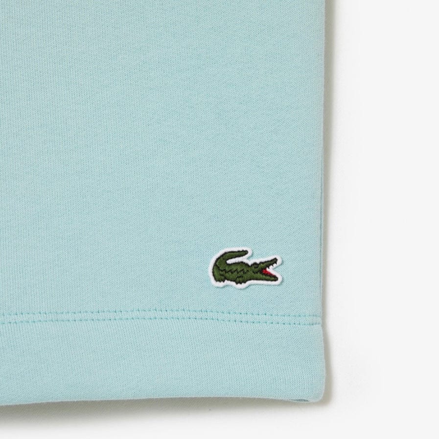Lacoste Organic Brushed Cotton Fleece Shorts (Mint Green) GH9627-51 - Image 2