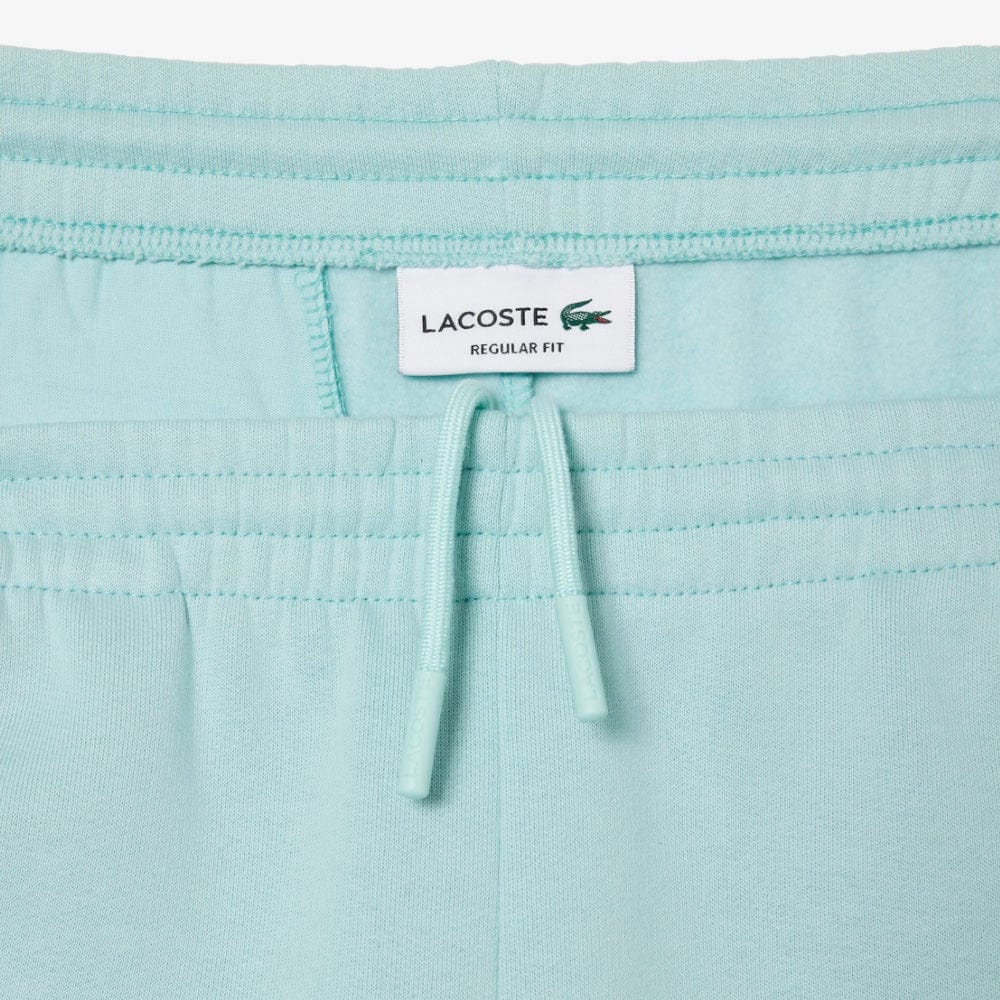Lacoste Organic Brushed Cotton Fleece Shorts (Mint Green) GH9627-51 - Image 4