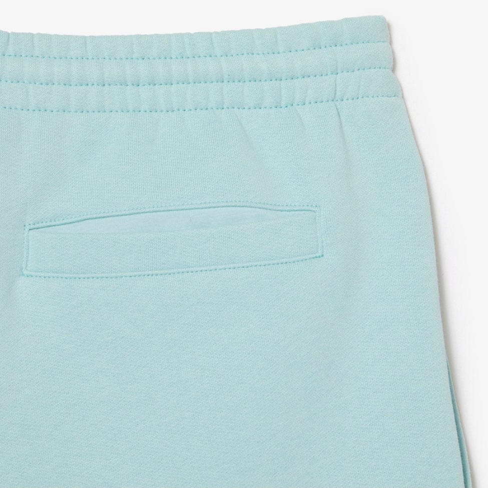 Lacoste Organic Brushed Cotton Fleece Shorts (Mint Green) GH9627-51 - Image 5