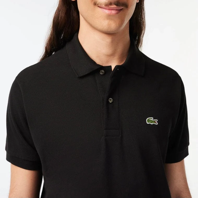Lacoste Original Petit Pique Cotton Polo (Black) L1212-51 - Image 2