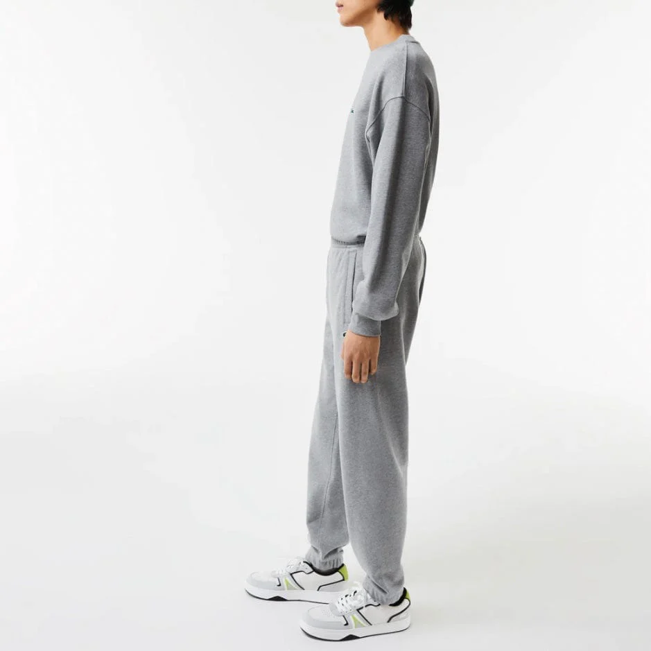 Lacoste Print Trackpants (Grey Chine) XH0103-51 - Image 3