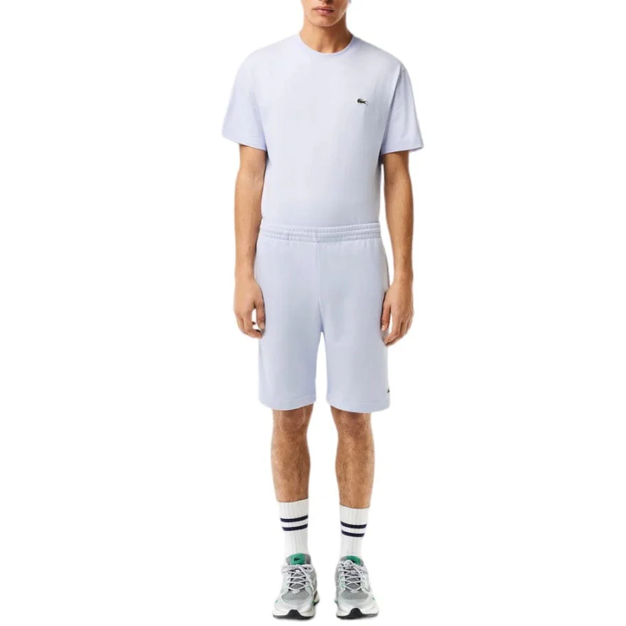 Lacoste Regular Fit Fleece Shorts (Light Blue) GH9627-51 - Image 7