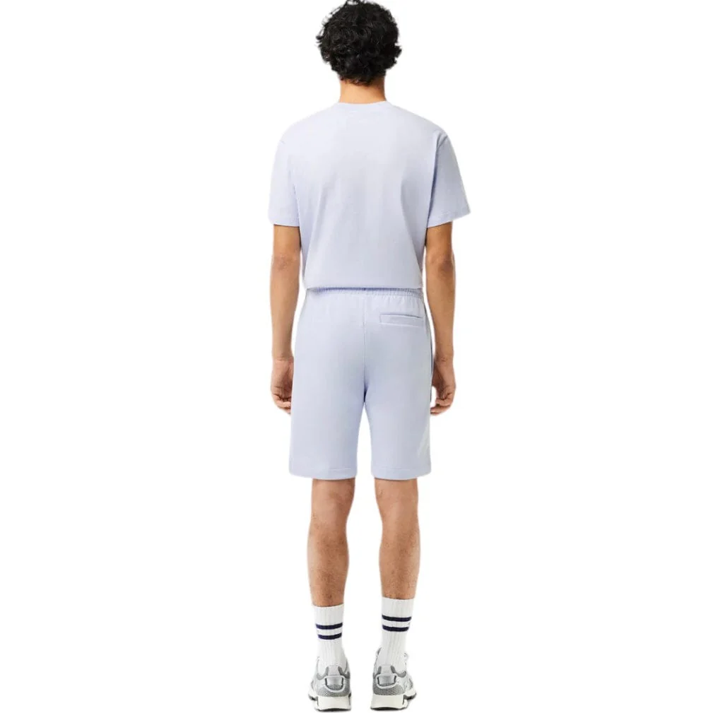 Lacoste Regular Fit Fleece Shorts (Light Blue) GH9627-51 - Image 8