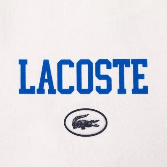 Lacoste Regular Fit Lacoste Print Jogger Short (White) GH7499-51 - Image 3