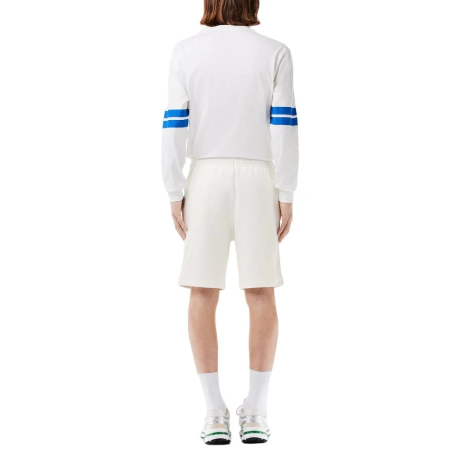 Lacoste Regular Fit Lacoste Print Jogger Short (White) GH7499-51 - Image 7
